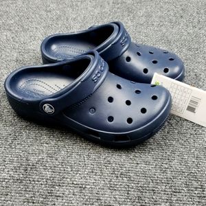 New Kids crocs coast clog - Navy Size j1